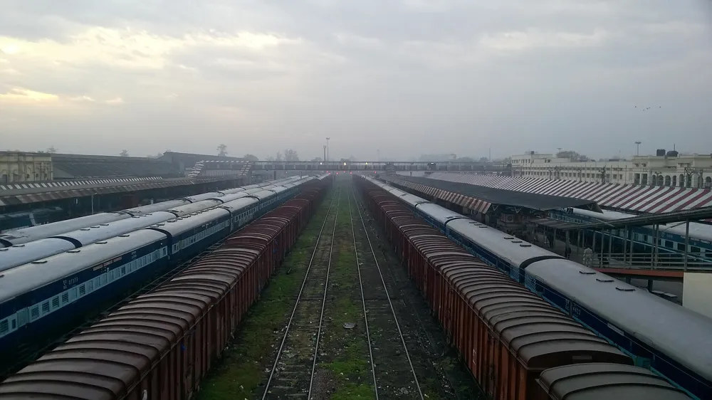 Platforms at Gorakhpur Junction railway station
