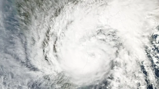 Tropical Cyclone Michaung (MODIS)