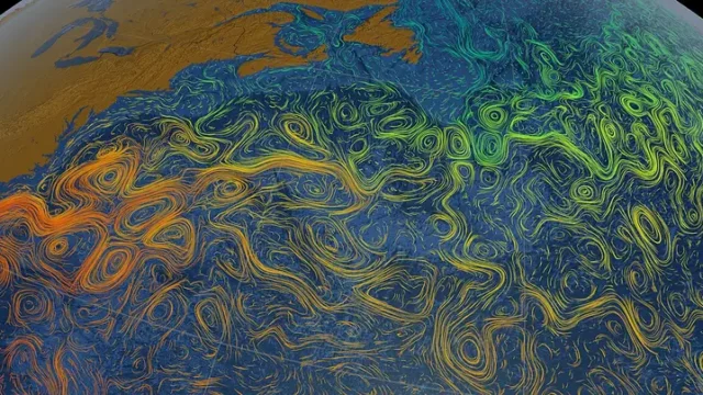 Gulf Stream Sea Surface Currents and Temperatures NASA SVS