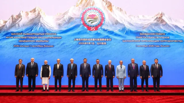 26th SCO Summit group photograph