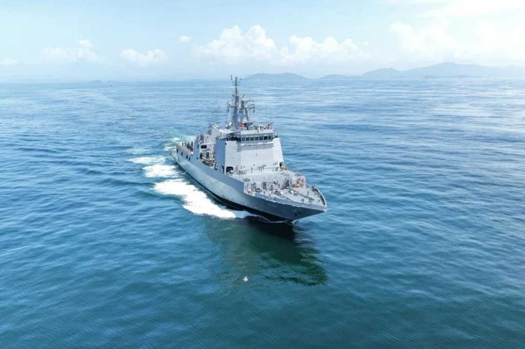 INS Samarthak, the Indian Navy's first indigenous multi-purpose vessel