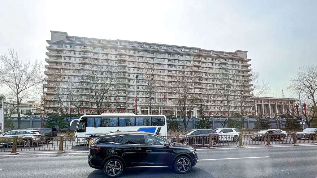 The Jingxi Hotel in Beijing, the usual venue for plenary sessions of the Communist Party of China's Central Committee