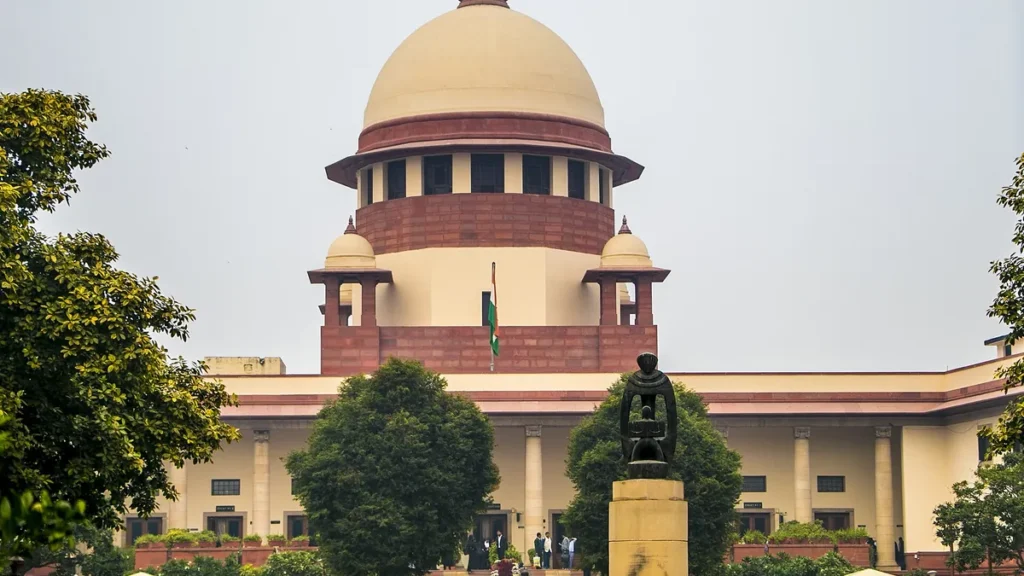 The central wing of the Supreme Court of India in New Delhi