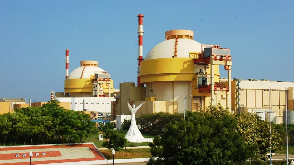 Units 1 and 2 of the Kudankulam Nuclear Power Plant in Tirunelveli district, Tamil Nadu