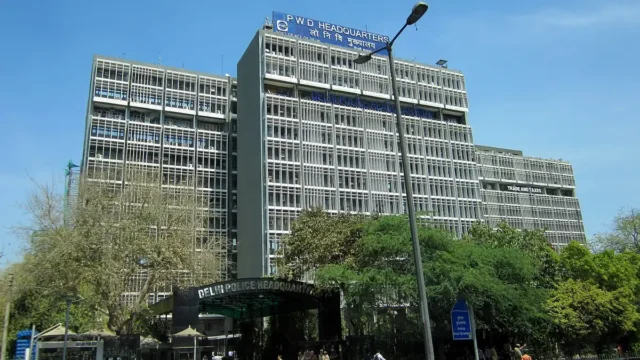 The Delhi Police headquarters building in New Delhi