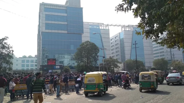 Office buildings in the IT and industrial area of Sector 62, Noida, Uttar Pradesh