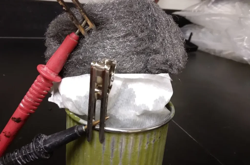 A bench-scale zinc–air battery cell