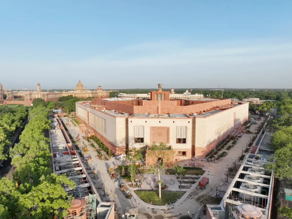 The new Parliament building, New Delhi