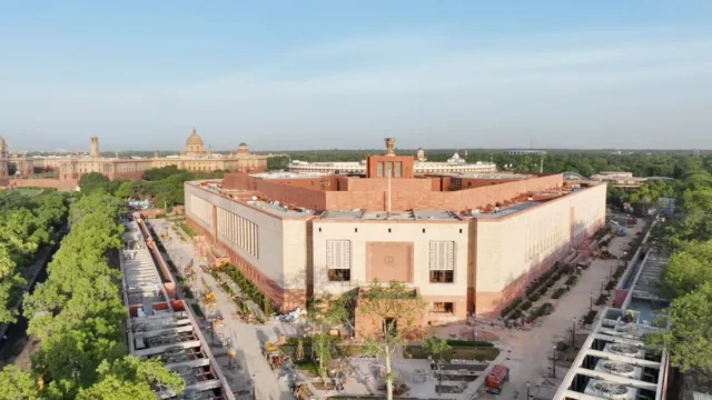 The new Parliament building, New Delhi