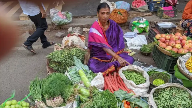 A vegetable vendor in Pune