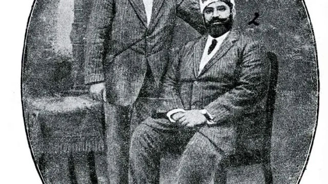 The Ali brothers, Khilafat leaders who joined Gandhi in the Non-Cooperation Movement