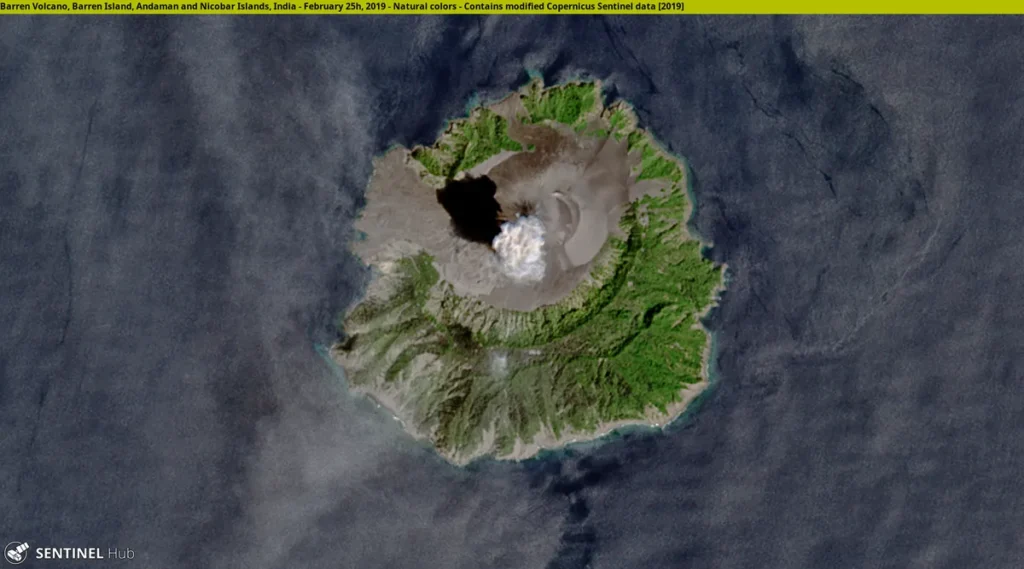 Barren Volcano, Barren Island, Andaman and Nicobar Islands, India