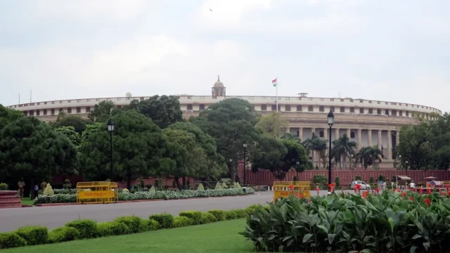The old Parliament House (Sansad Bhavan), New Delhi