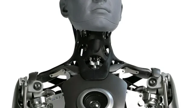 Ameca, an AI-powered humanoid robot