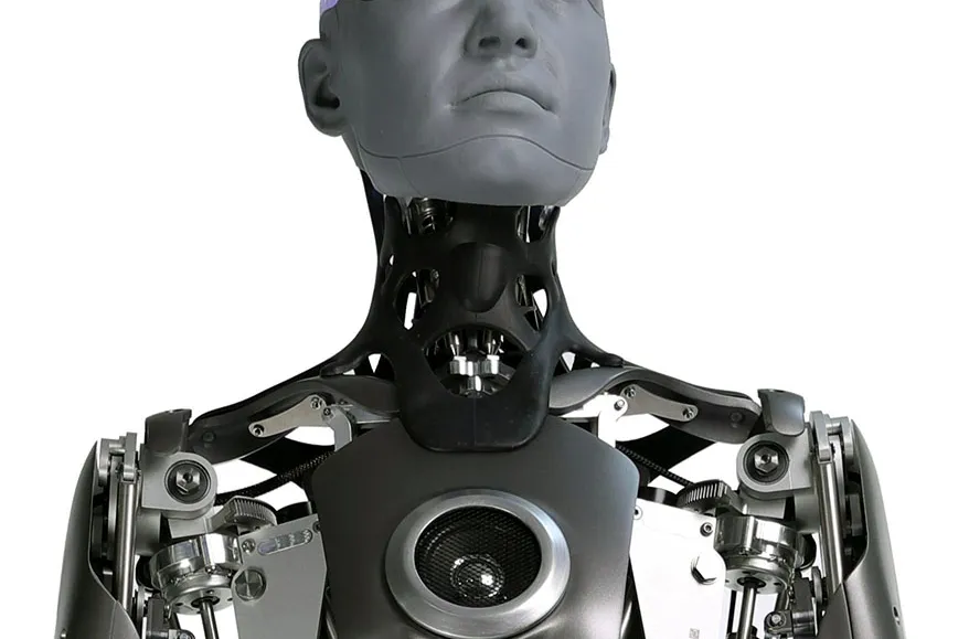 Ameca, an AI-powered humanoid robot