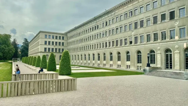 Centre William Rappard, headquarters of the WTO in Geneva