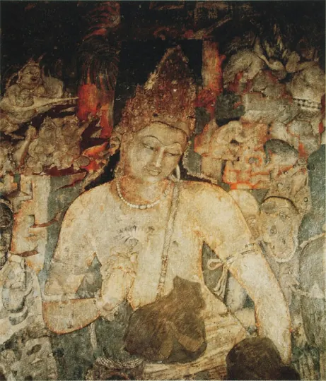 Bodhisattva Padmapani, Cave 1, Ajanta (late 5th century CE)
