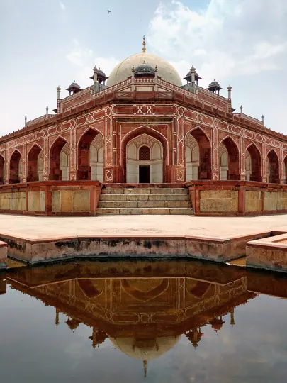 Humayun's Tomb, Delhi (1560s), the first great garden tomb in India and a model for the Taj Mahal