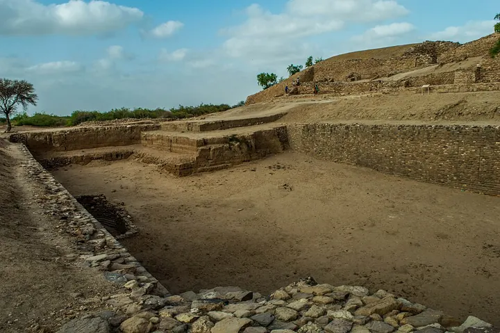 Stone reservoir at Dholavira, Kutch