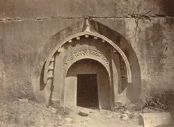 Entrance of the Lomas Rishi cave, Barabar Hills