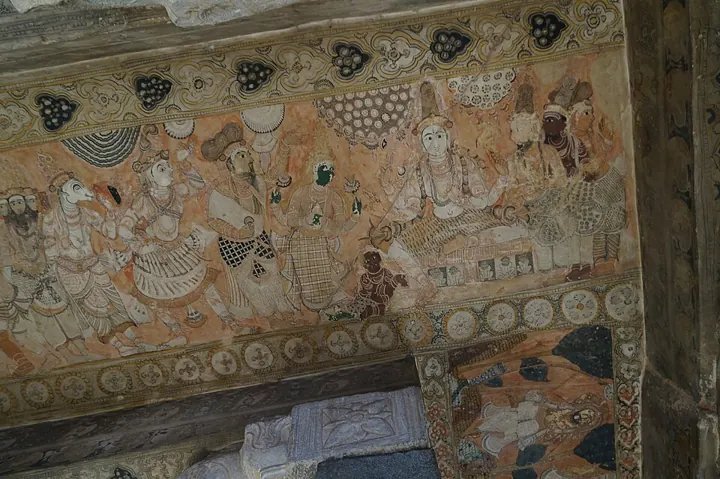Ceiling painting, Lepakshi