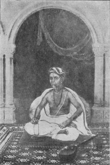 Tyagaraja, painting in the Jaganmohan Palace, Mysuru