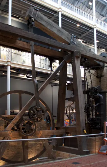 A Boulton and Watt steam engine of 1786