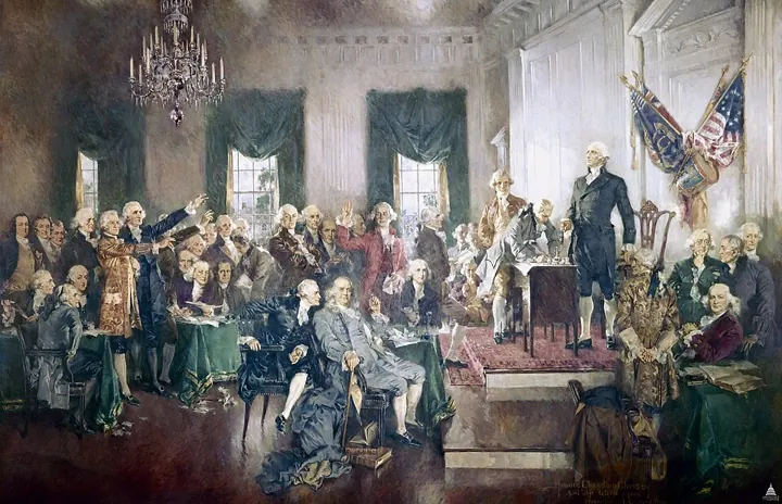 Howard Chandler Christy, Scene at the Signing of the Constitution (1940)
