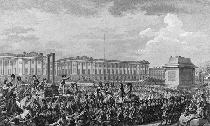 Execution of Louis XVI, Place de la Révolution, 21 January 1793