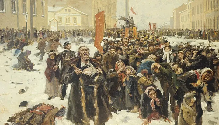 The 9th of January 1905 (Bloody Sunday)