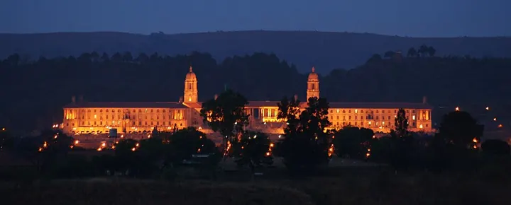The Union Buildings, Pretoria, where Mandela was inaugurated on 10 May 1994