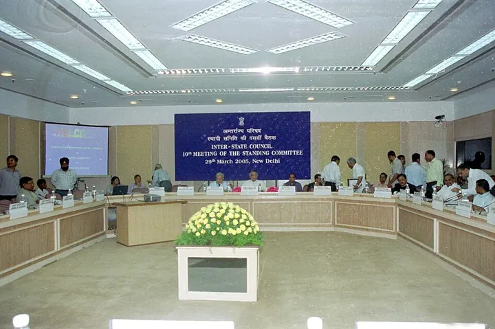 Standing Committee of the Inter-State Council in session, New Delhi, 2005
