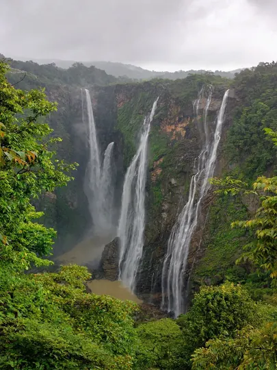 Jog (Gersoppa) Falls on the Sharavati, Karnataka