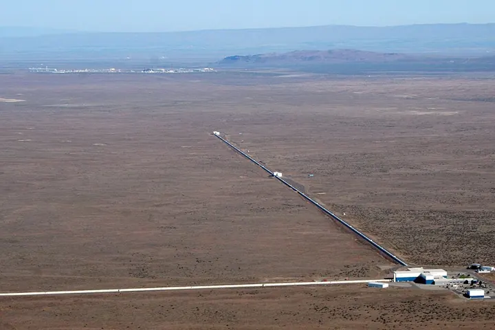 LIGO Hanford, USA: one of the detectors that first sensed gravitational waves